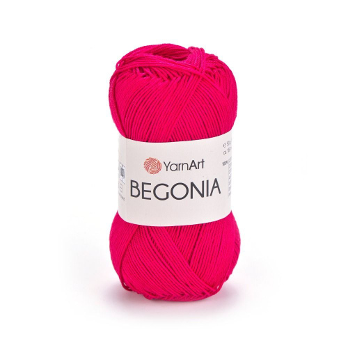 Пряжа Begonia (Бегония) 6358 ярко-розовый