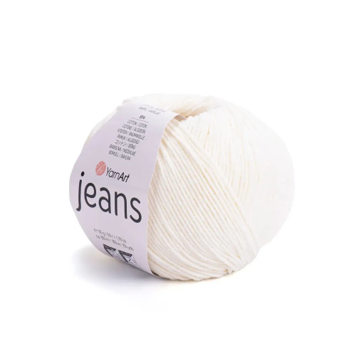 Пряжа Jeans (Джинс) 3 кремовый