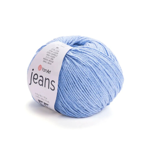 Пряжа Jeans (Джинс) 15 светло-синий (10 мотков)