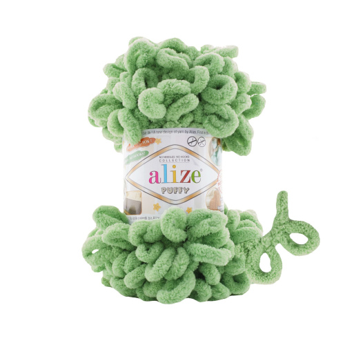 Пряжа Puffy (Пуффи) 103 спаржа