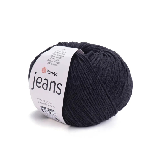 Пряжа Jeans (Джинс) 53 черный