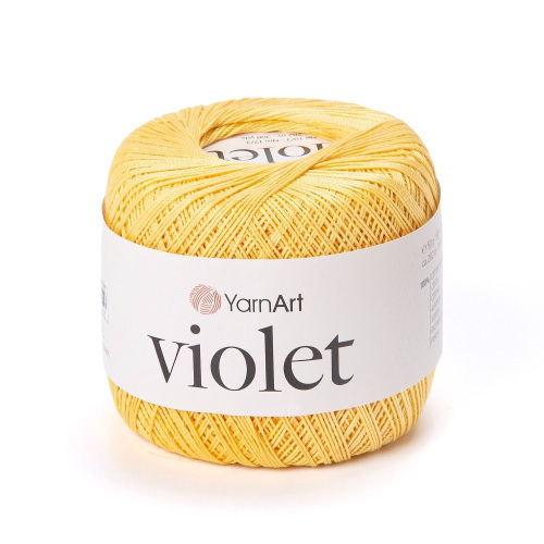 Пряжа Violet (Виолет) 4653 желтый